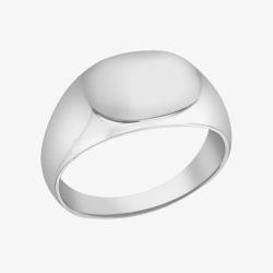 Silver Oval Signet Ring 8.81.0120
