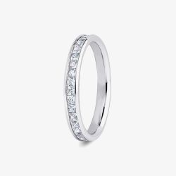 18ct White Gold Full Eternity Diamond Stone Set Ring PCC-280-100-100-18W K
