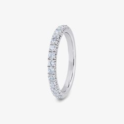 Platinum 1.00ct Diamond Brilliant Cut Stone Set Wedding Ring FPF-240-100-100-PT N
