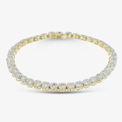 9ct Yellow Gold 10.00ct Lab Grown Diamond Tennis Bracelet LGB15917-1000 (YG)