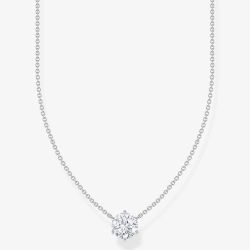 THOMAS SABO Silver Cubic Zirconia Necklace KE2210-051-14-L45V