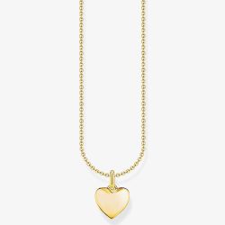 THOMAS SABO Gold Plated Heart Necklace KE2234-413-39-L45V