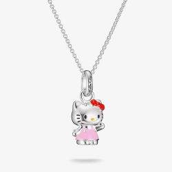 THOMAS SABO Hello Kitty Waving Charm Necklace KE2388-M06-7-L45V