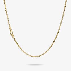 THOMAS SABO Rebel Steel Yellow Gold Tone 2.7mm Box Chain KE2400-S02-39-L55