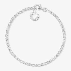 THOMAS SABO Sterling Silver Classic Charm Bracelet X0163-001-12-L