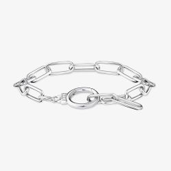 THOMAS SABO Silver Ring Clasp Link Bracelet A2133-051-14-L19