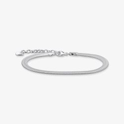 THOMAS SABO Sterling Silver Snake Chain Bracelet A2169-001-21-L19V