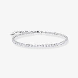 THOMAS SABO Sterling Silver Zirconia Tennis Bracelet A2167-051-14-L19V