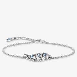 THOMAS SABO Siilver & Blue Wing Bracelet A2070-644-1-L19V