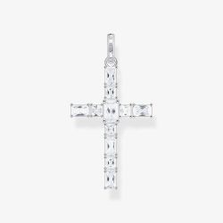 THOMAS SABO Sterling Silver Zirconia Cross Pendant PE939-051-14
