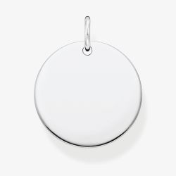 THOMAS SABO Silver Plain Disc Pendant PE927-001-21