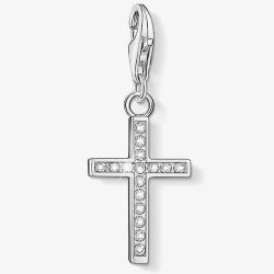 THOMAS SABO Silver Cubic Zirconia Cross Charm 0049-051-14