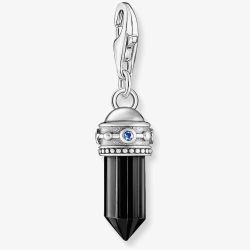 THOMAS SABO Onyx & Sapphire Hexagon Amulet Charm 2110-698-11