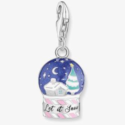 THOMAS SABO Silver Multicoloured Snowball Let It Snow Charm 2063-664-7