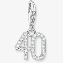 THOMAS SABO Silver 40 Cubic Zirconia Charm 2137-051-21