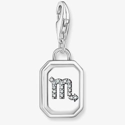 THOMAS SABO Silver Octagonal Cubic Zirconia Scorpio Charm 2148-643-21
