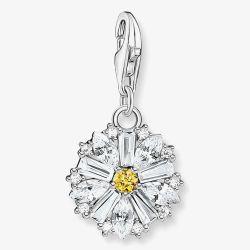THOMAS SABO Silver Lovely Daisy Cubic Zirconia Charm 2212-051-14
