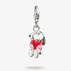 THOMAS SABO Charm Club Peanuts Original Snoopy Heart Charm 2226-664-10