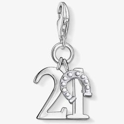THOMAS SABO Silver Lucky 21 Charm 0460-001-12