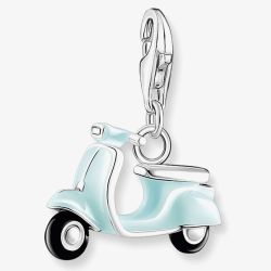 THOMAS SABO Silver & Enamel Motor Scooter Charm 1937-041-7
