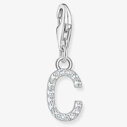 THOMAS SABO Silver Cubic Zirconia Letter C Charm 1943-051-14