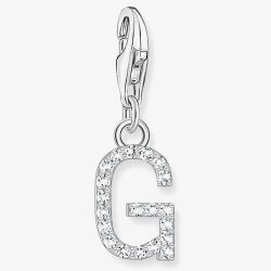 THOMAS SABO Silver Cubic Zirconia Letter G Charm 1939-051-14