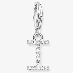 THOMAS SABO Silver Cubic Zirconia Letter I Charm 1948-051-14