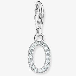 THOMAS SABO Silver Cubic Zirconia Letter O Charm 1952-051-14