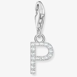THOMAS SABO Silver Cubic Zirconia Letter P Charm 1953-051-14