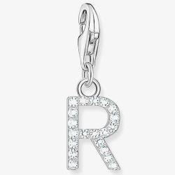 THOMAS SABO Silver Cubic Zirconia Letter R Charm 1955-051-14