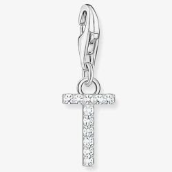 THOMAS SABO Silver Cubic Zirconia Letter T Charm 1957-051-14