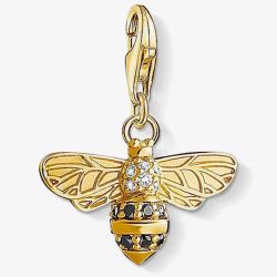 THOMAS SABO Silver Gold Plated Bee Charm 1449-414-39