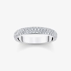 THOMAS SABO Sterling Silver Cubic Zirconia Full Eternity Ring TR2462-051-14
