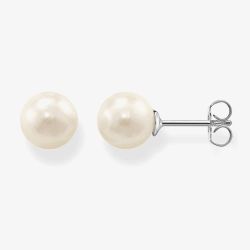 THOMAS SABO Small Simulated Pearl Stud Earrings