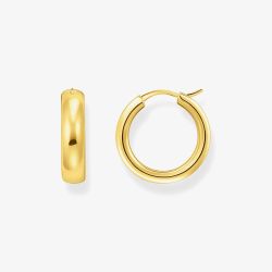 THOMAS SABO Gold Plated 19.5mm Chunky Hoop Earrings CR746-413-39