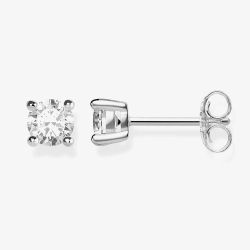 THOMAS SABO Silver Cubic Zirconia Stud Earrings H1965-051-14