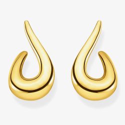 THOMAS SABO Gold Plated Open Tear Dropper Earrings H2042-413-39