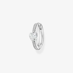 THOMAS SABO Ladies Single Hoop Heart Earring CR692-051-14