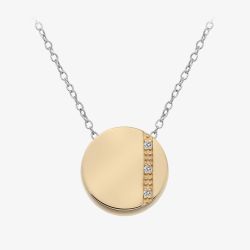 Hot Diamonds Rose Gold Plated Silhouette Circle Pendant DP595