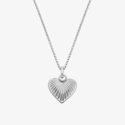 Hot Diamonds Essence Sterling Silver Diamond Sunbeam Heart Pendant Necklace DP1029