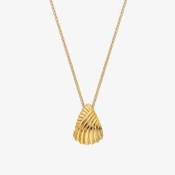 Hot Diamonds X Golden Edit Paris Gold Plated Diamond Pendant Necklace DP1084