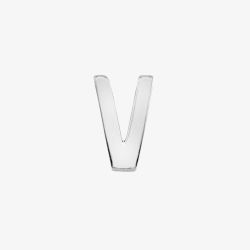 Hot Diamonds Storyteller Silver Letter V Loose Pendant DP812