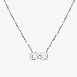 Hot Diamonds Amulets Silver Infinity Pendant Necklace DP893