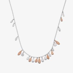 Hot Diamonds Monsoon Statement Rose Gold Plated Necklace DN139