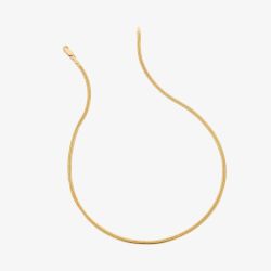 Hot Diamonds HD X Golden Edit Embrace Snake Chain Necklace CH101