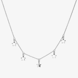 Hot Diamonds Sterling Silver Star Icon Necklace DN163