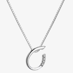 Hot Diamonds Most Loved Silver Teardrop Necklace DP908