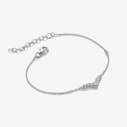 Hot Diamonds Silver Lustre White Topaz Bracelet DL720