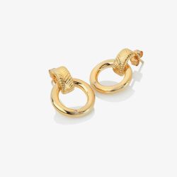 Hot Diamonds HD X Golden Edit Spirit Dropper Earrings DE677