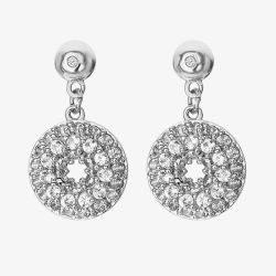 Hot Diamonds Forever White Topaz Dropper Earrings DE722
